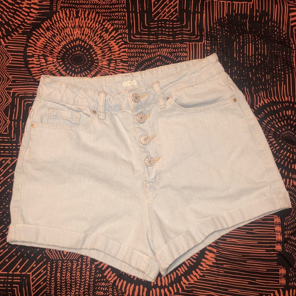 high wasted BDG shorts